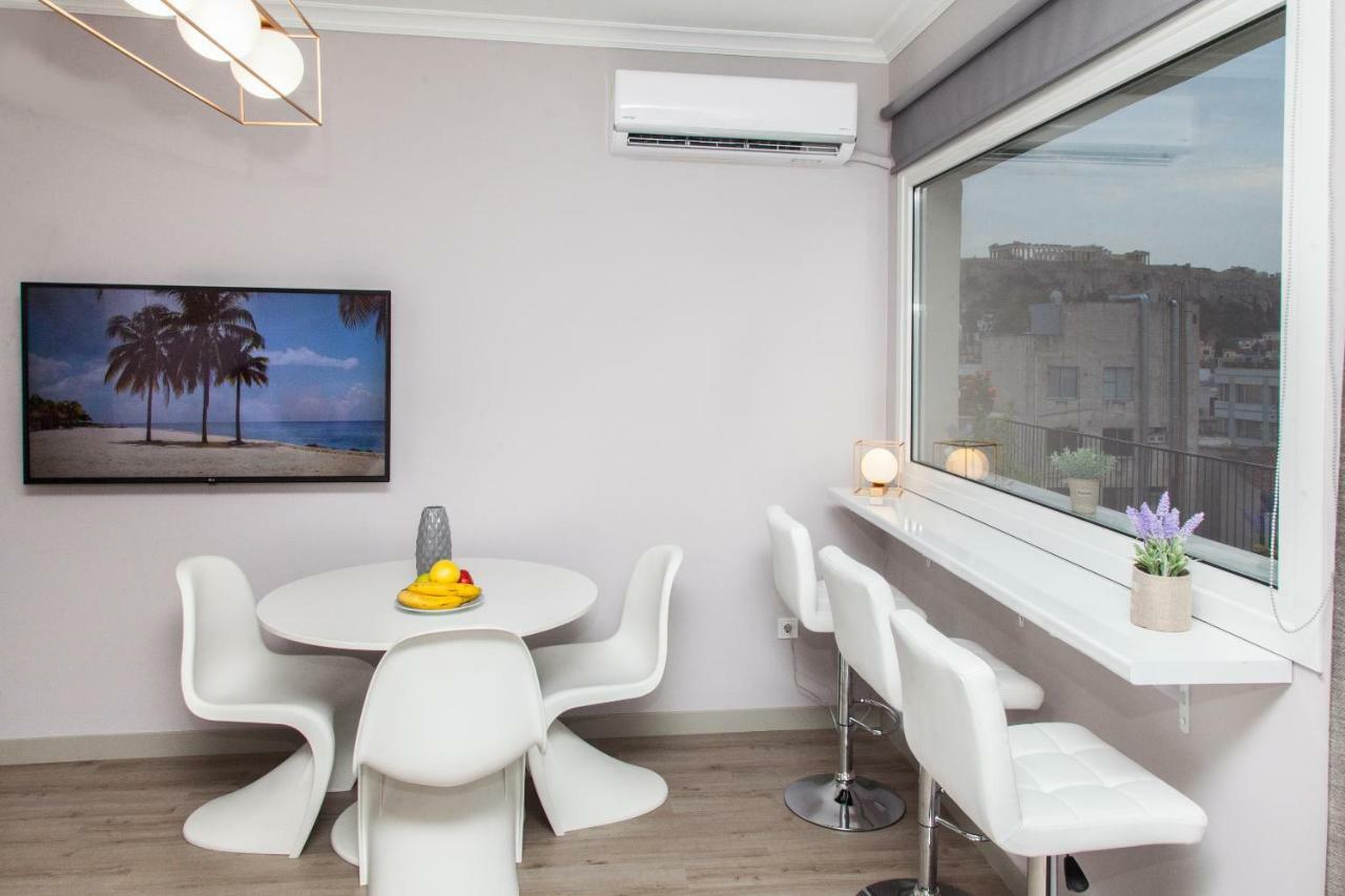 Cozy Penthouse With Stunning View To Acropolis! Appartement Athene Buitenkant foto