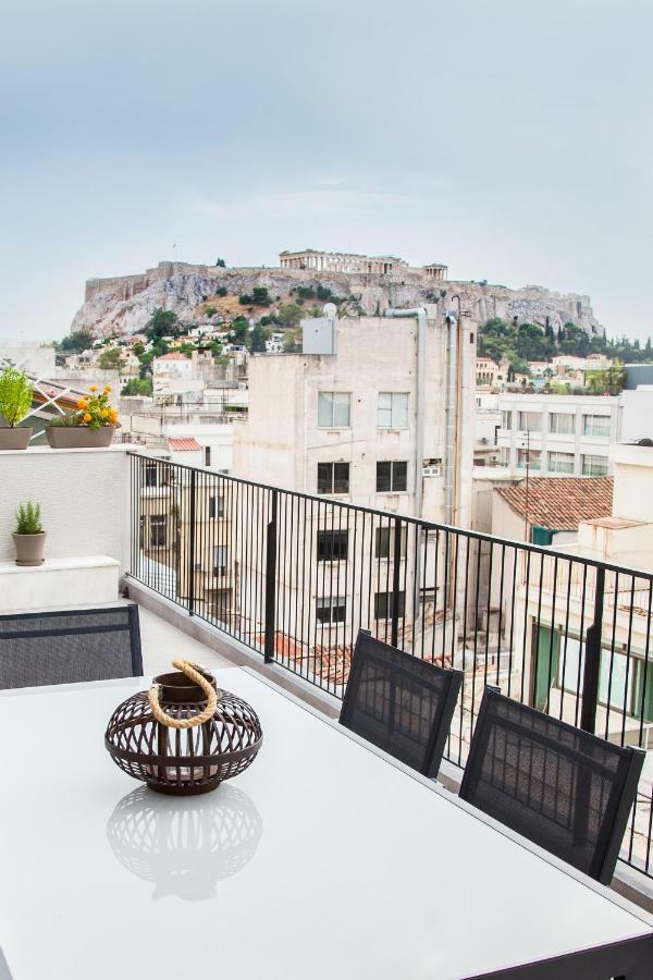 Cozy Penthouse With Stunning View To Acropolis! Appartement Athene Buitenkant foto