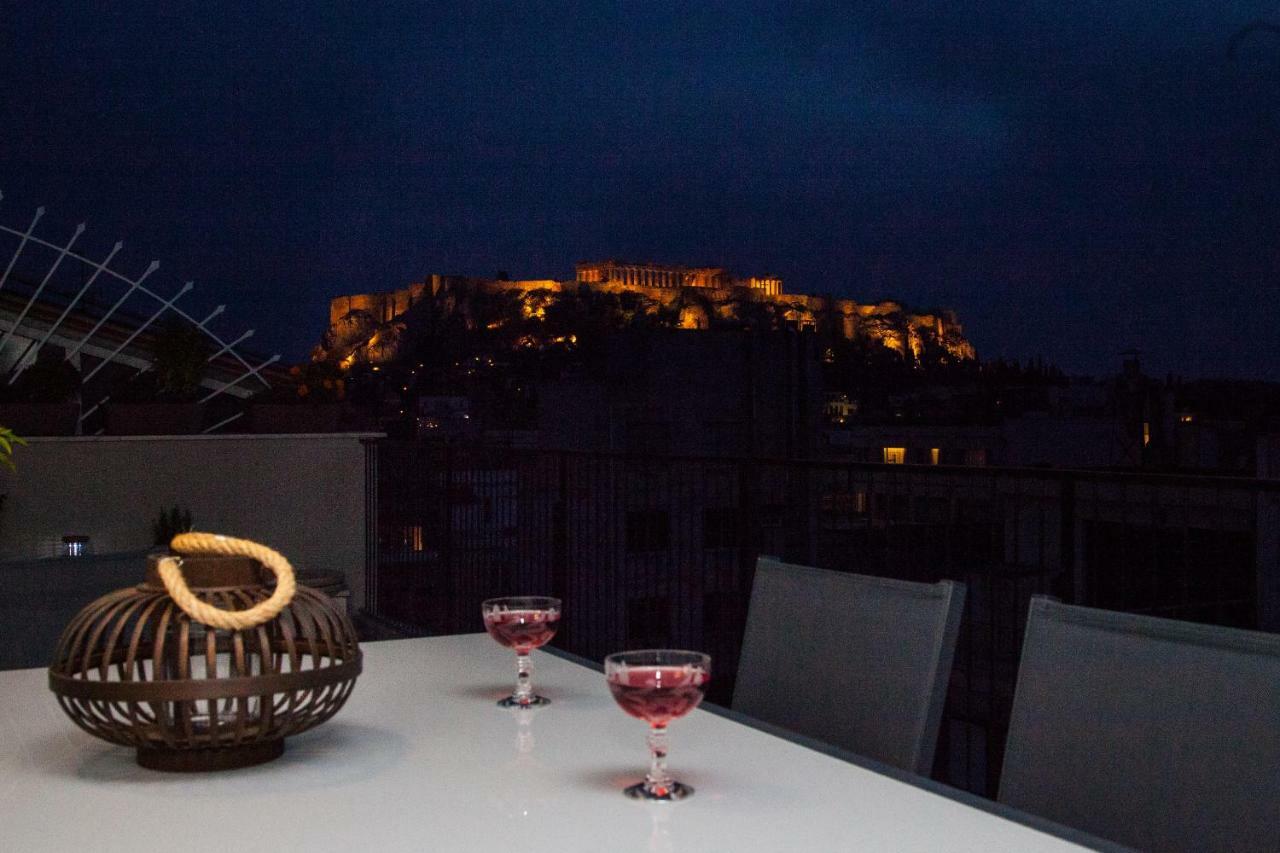 Cozy Penthouse With Stunning View To Acropolis! Appartement Athene Buitenkant foto
