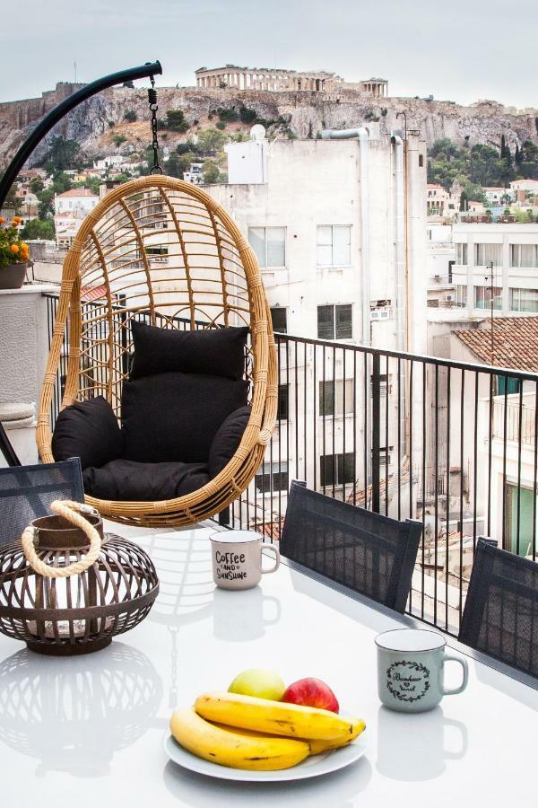 Cozy Penthouse With Stunning View To Acropolis! Appartement Athene Buitenkant foto